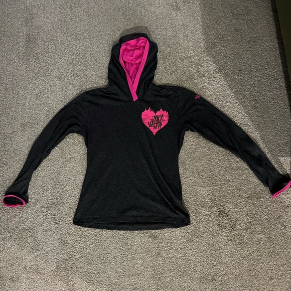 The North Face Tops - The North Face 2015 Boston Marathon Hooded Long Sleeve